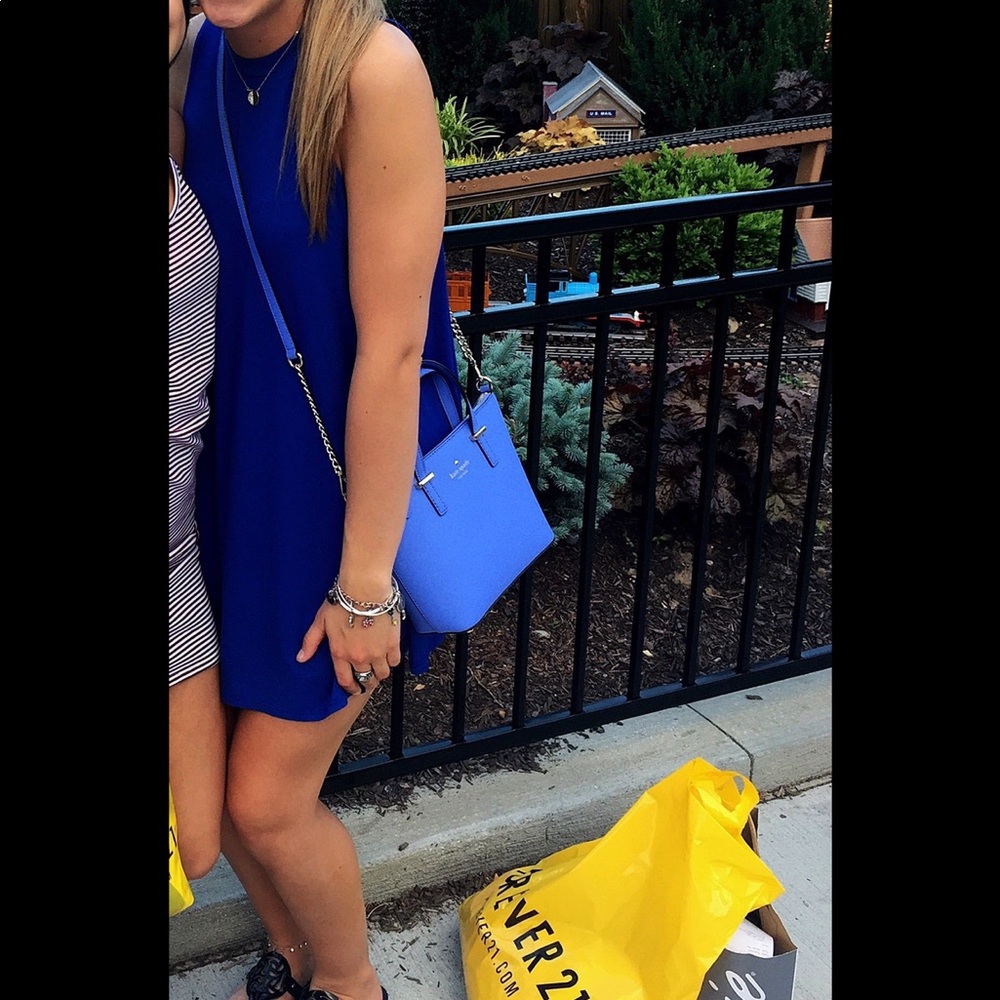 Forever 21 Blue T-shirt Dress